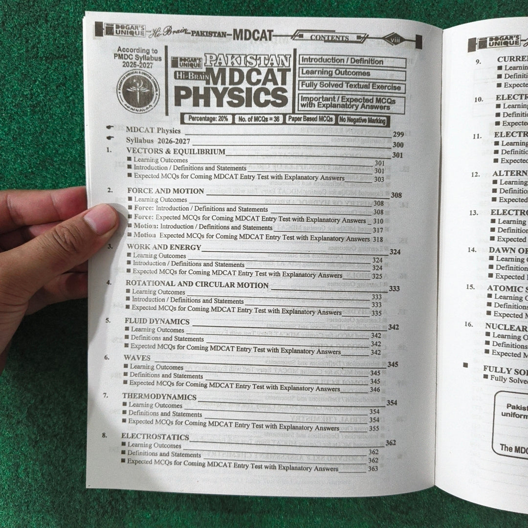 New MDCAT Medical & Dental Colleges Admission Test Guide by Dr. Afzal Bajwa