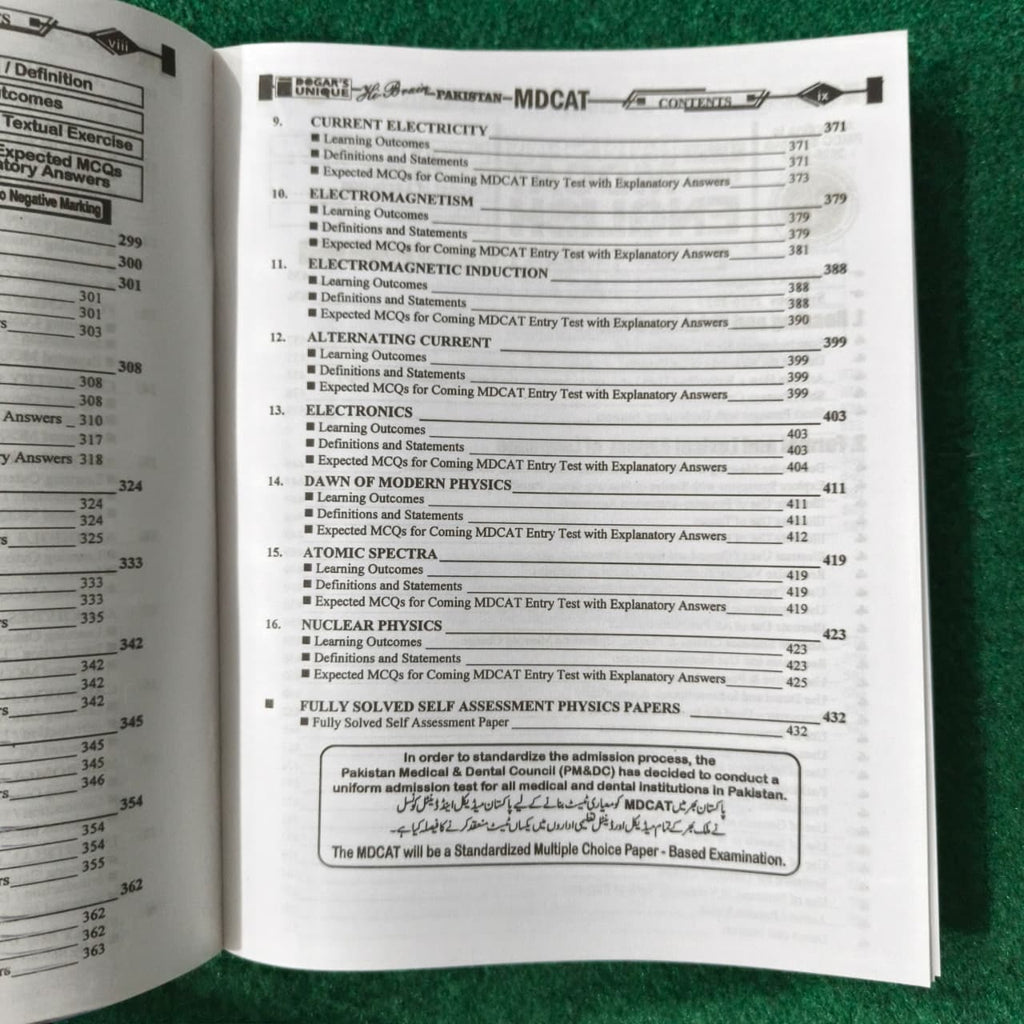 New MDCAT Medical & Dental Colleges Admission Test Guide by Dr. Afzal Bajwa