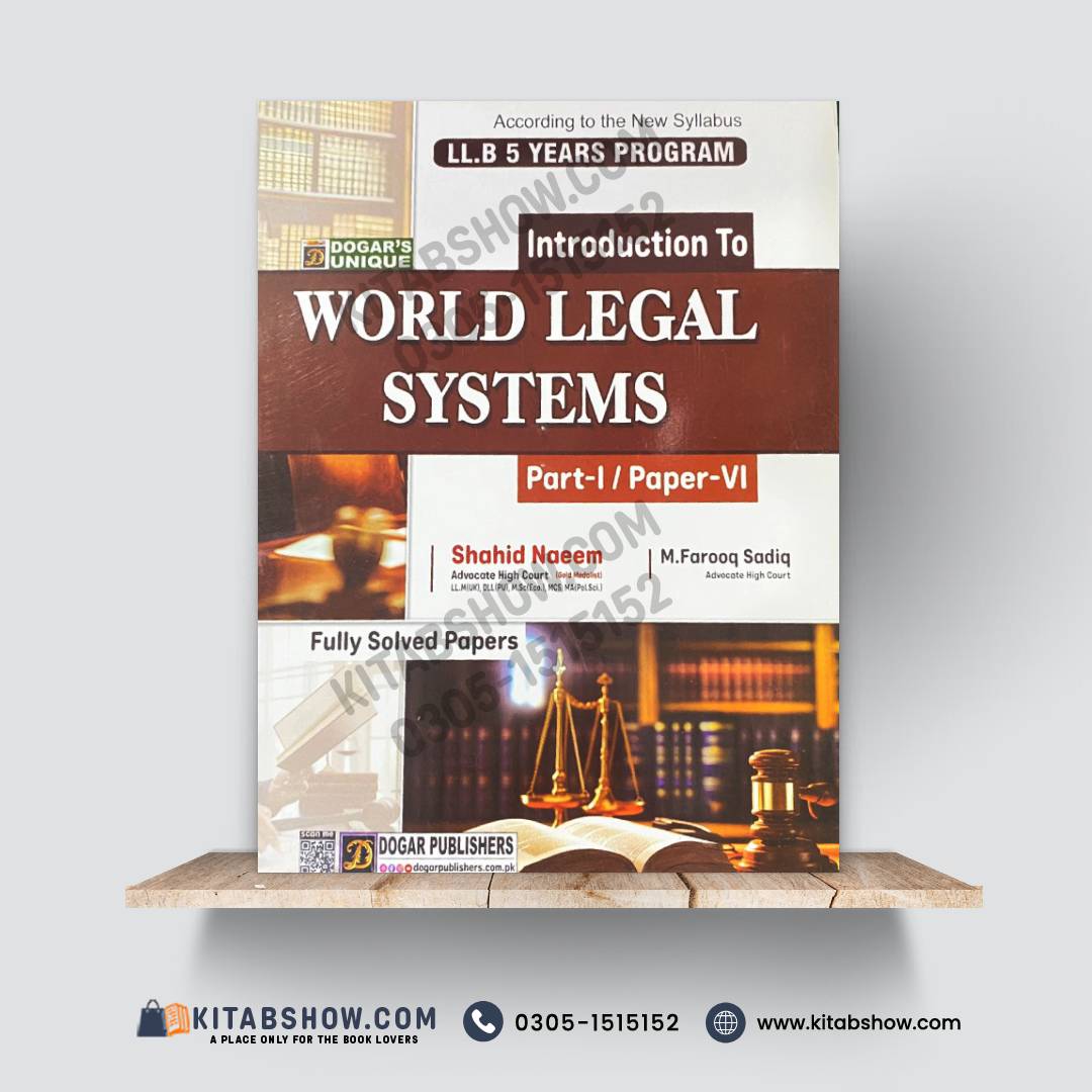 LLB 5 Years Program – Introduction to World Legal Systems (Part-I / Paper-VI) | Fully Solved Papers