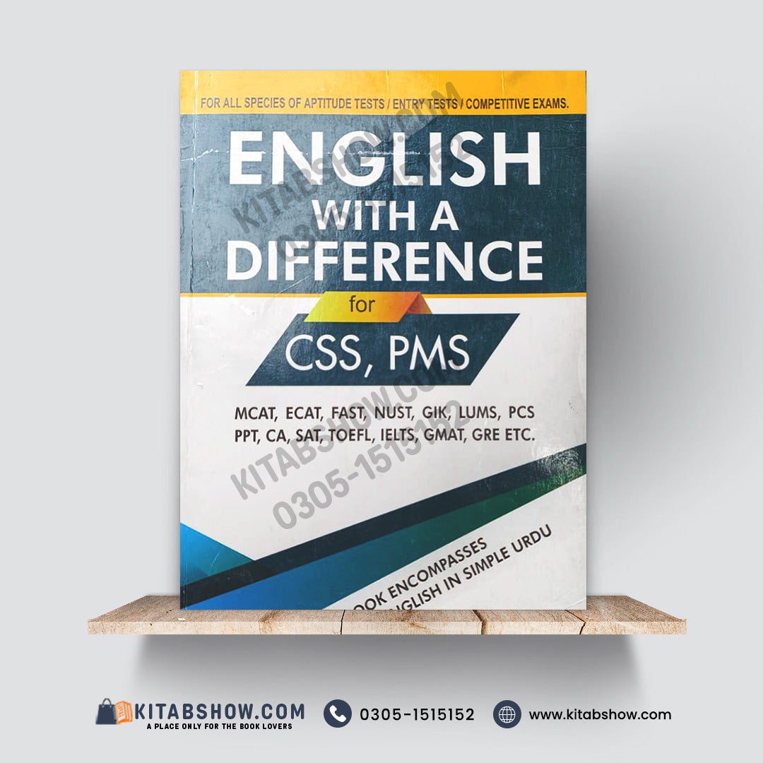 English With a Difference for CSS, PMS – Competitive & Entry Test English by Dr. Nasir Mahmood