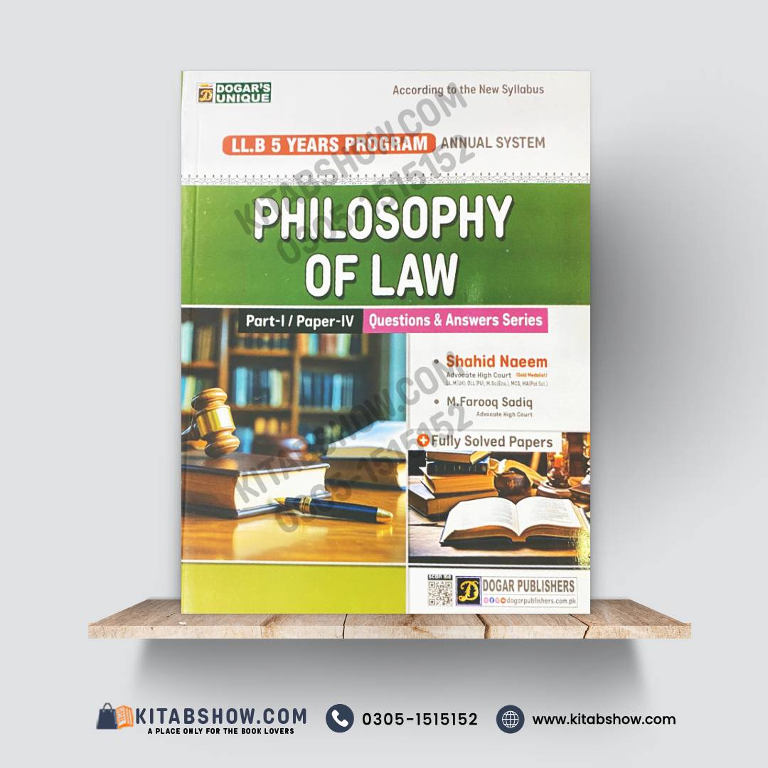 LLB 5 Years Program – Philosophy of Law (Part-I / Paper-IV) | Questions & Answers Series