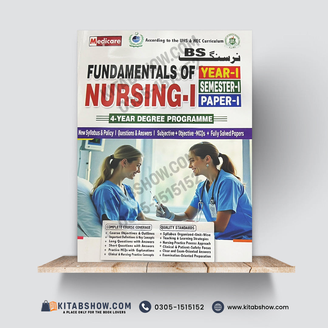 Fundamentals of Nursing-I – BS Nursing Year 1, Semester 1, Paper 1 | 4-Year Degree Programme