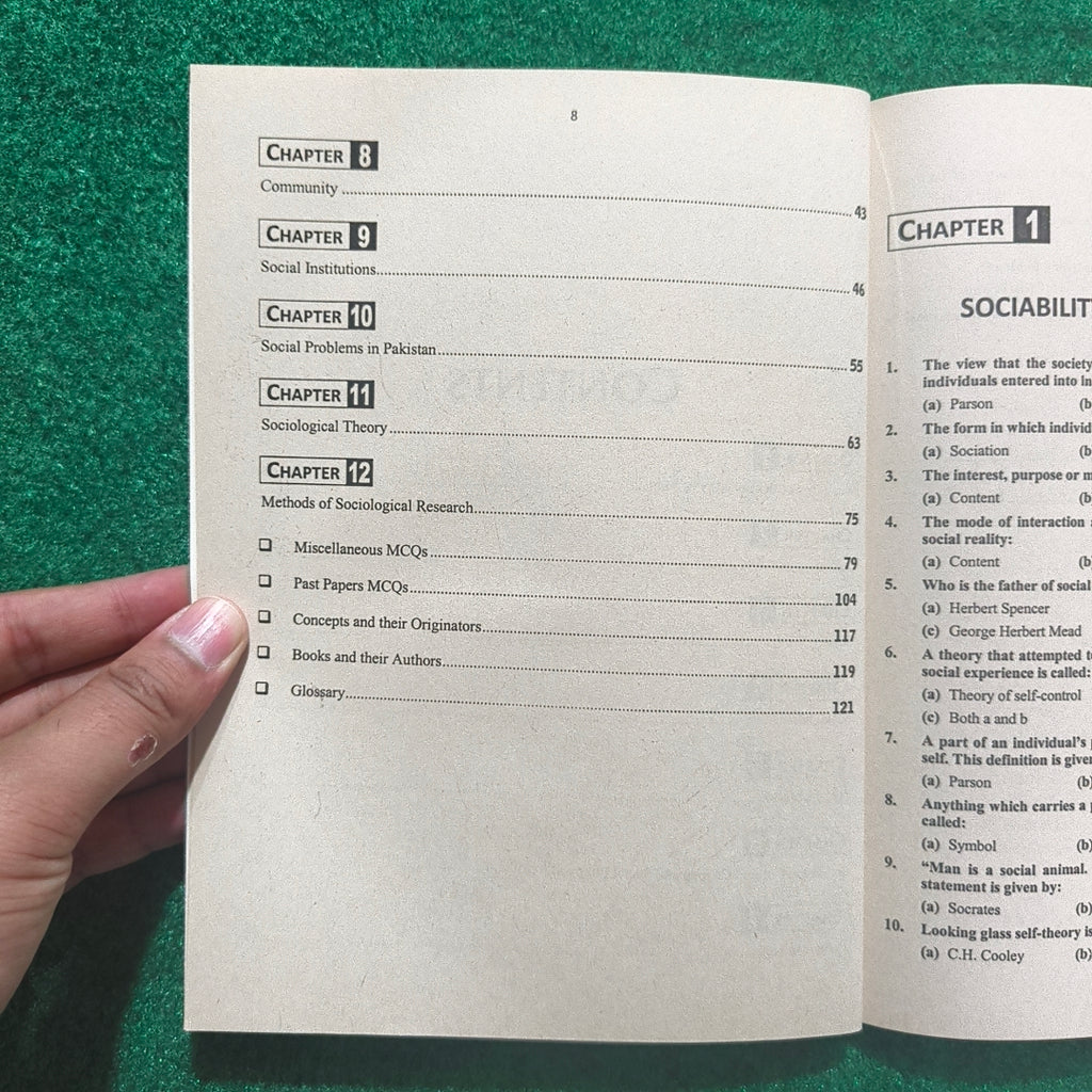 Sociology MCQs for CSS, PMS by Jawad Tariq Jahangir's World Times Publications