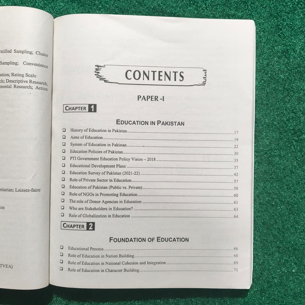 Education Paper 1 & 2 by Syed Turab Kirmani published by Jahangir’s World Times
