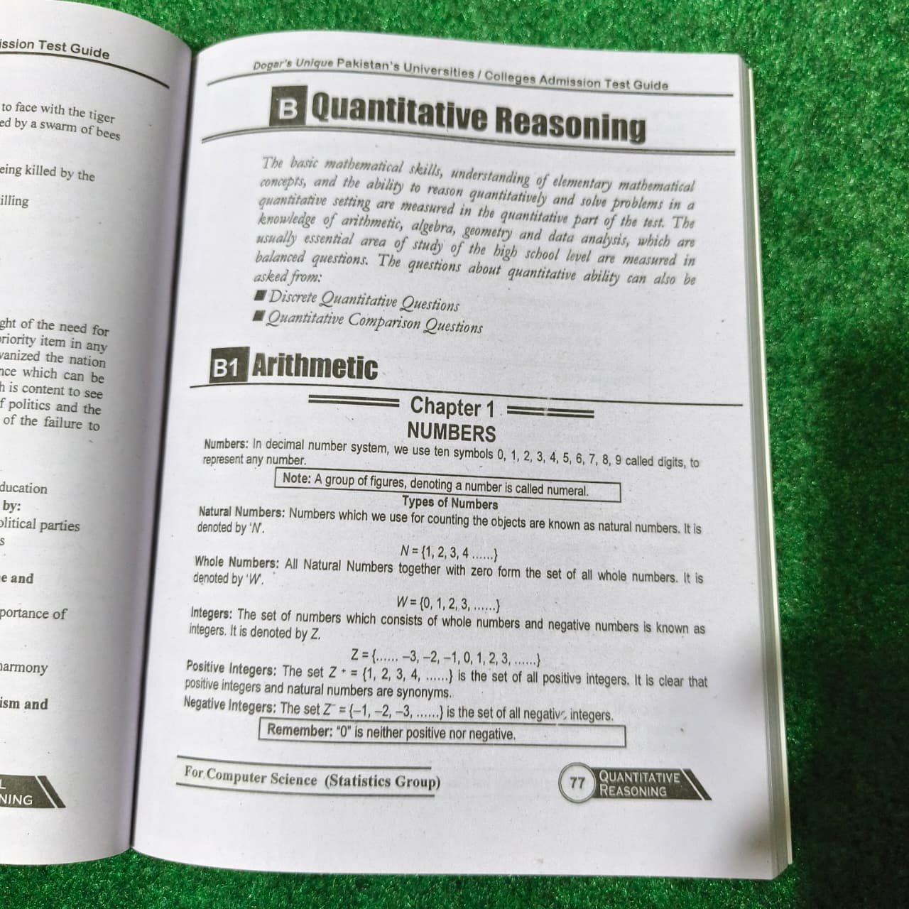 PU-CSS USAT-CS Admission Test for Computer Science/Statistics by Dogar Publishers