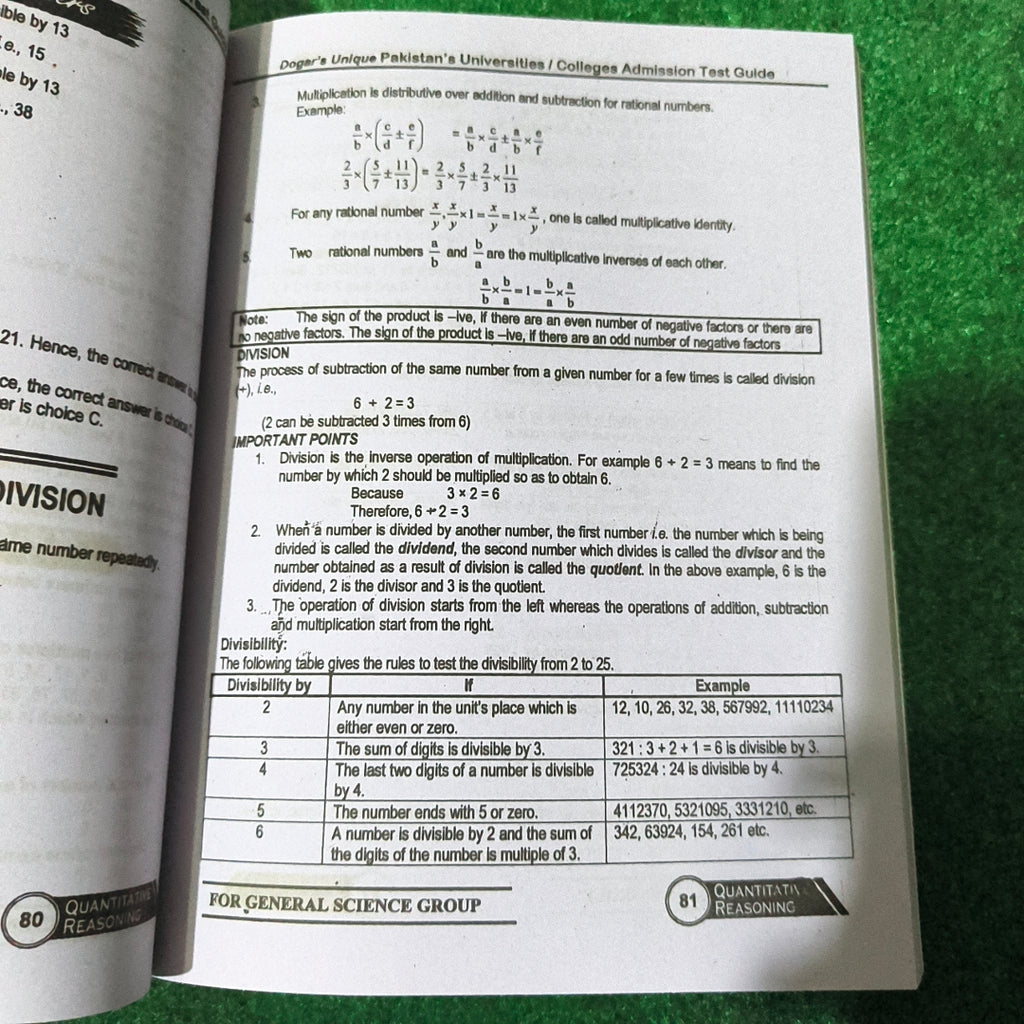 PU-GS USAT-GS General Science Admission Test by Dogar Publishers