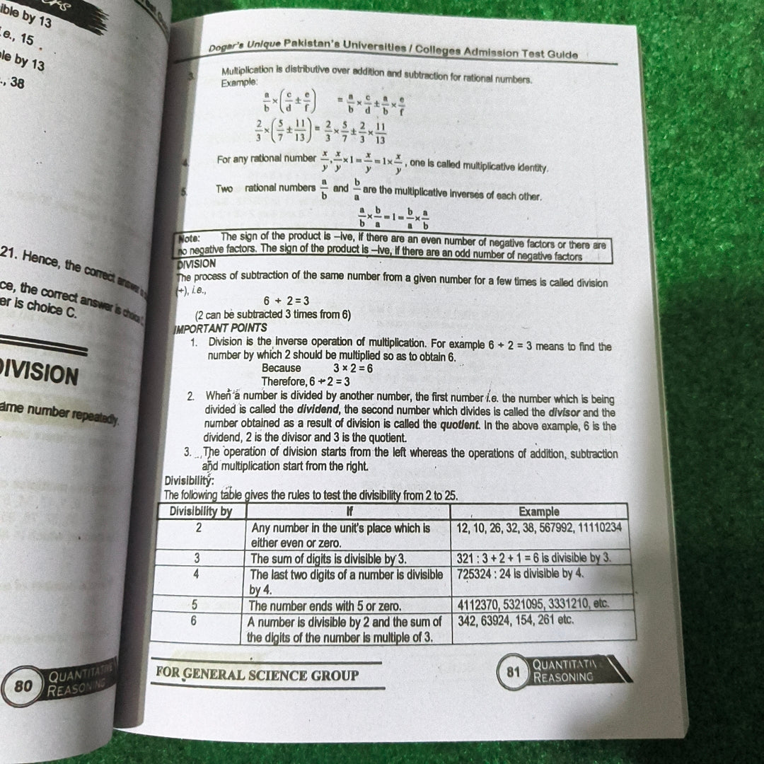 PU-GS USAT-GS General Science Admission Test by Dogar Publishers