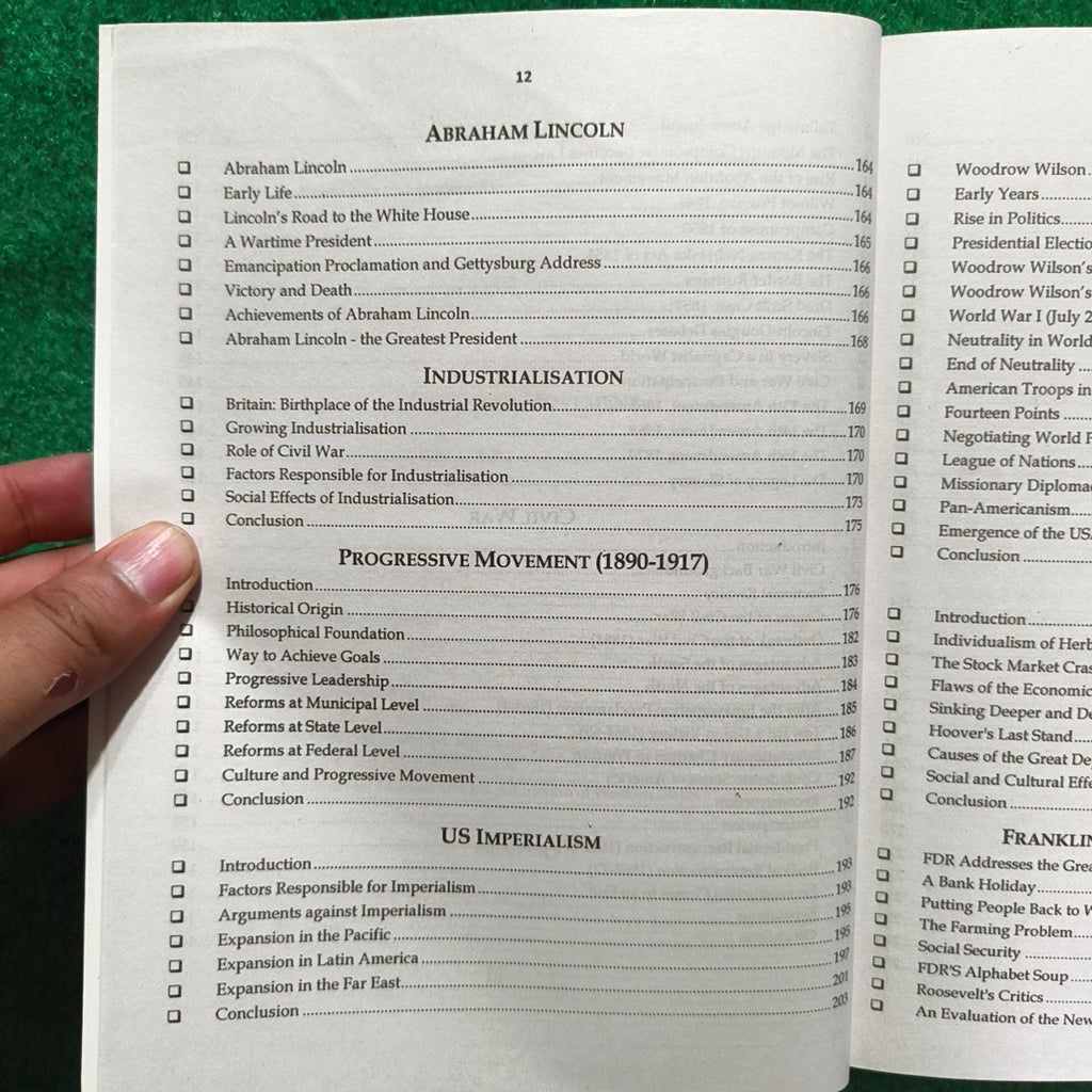 To the Point History of USA – Revised Updated Edition for CSS and other competitive exam aspirants