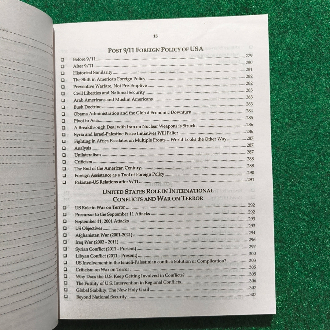 To the Point History of USA – Revised Updated Edition for CSS and other competitive exam aspirants