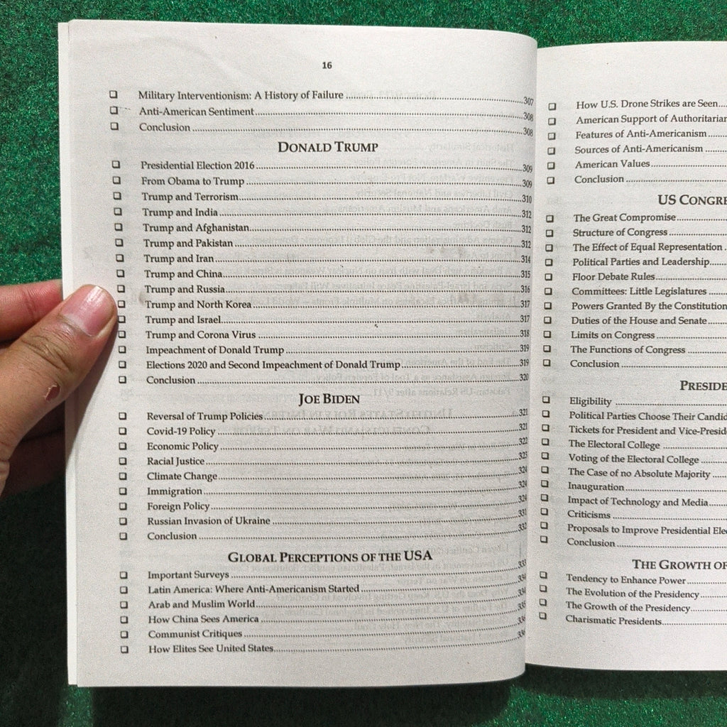 To the Point History of USA – Revised Updated Edition for CSS and other competitive exam aspirants