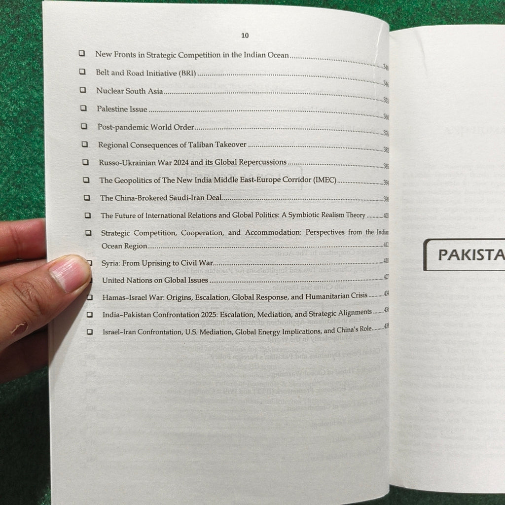 To The Piont Current Affairs 2026 For CSS, PMS & Competitive Exams by Waseem Riaz Khan (PSP)