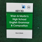 Wren & Martin's High School English Grammar & Composition (Set of Book & Key Book) For CSS, PMS & Competitive Exams