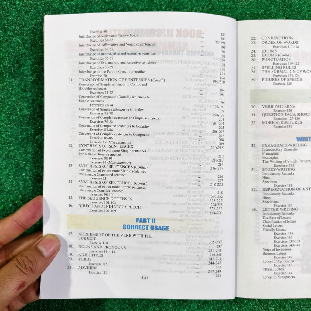 Wren & Martin's High School English Grammar & Composition (Set of Book & Key Book) For CSS, PMS & Competitive Exams
