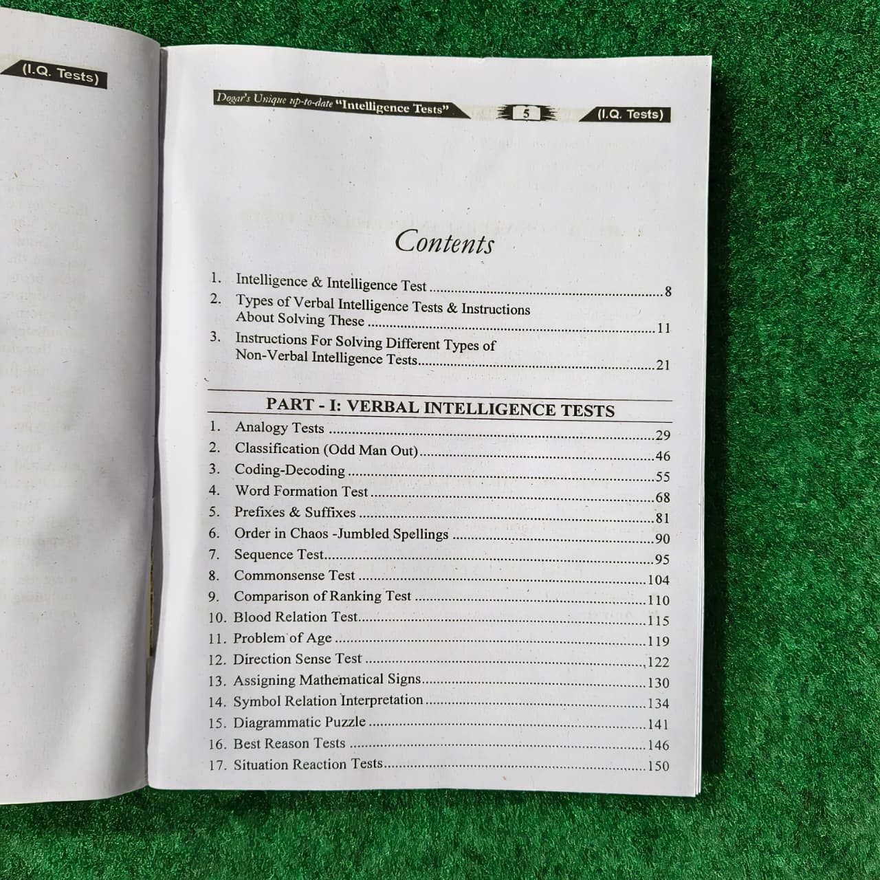 Super Excellent Intelligence Tests Guide by Haji Wali Muhammad Dogar