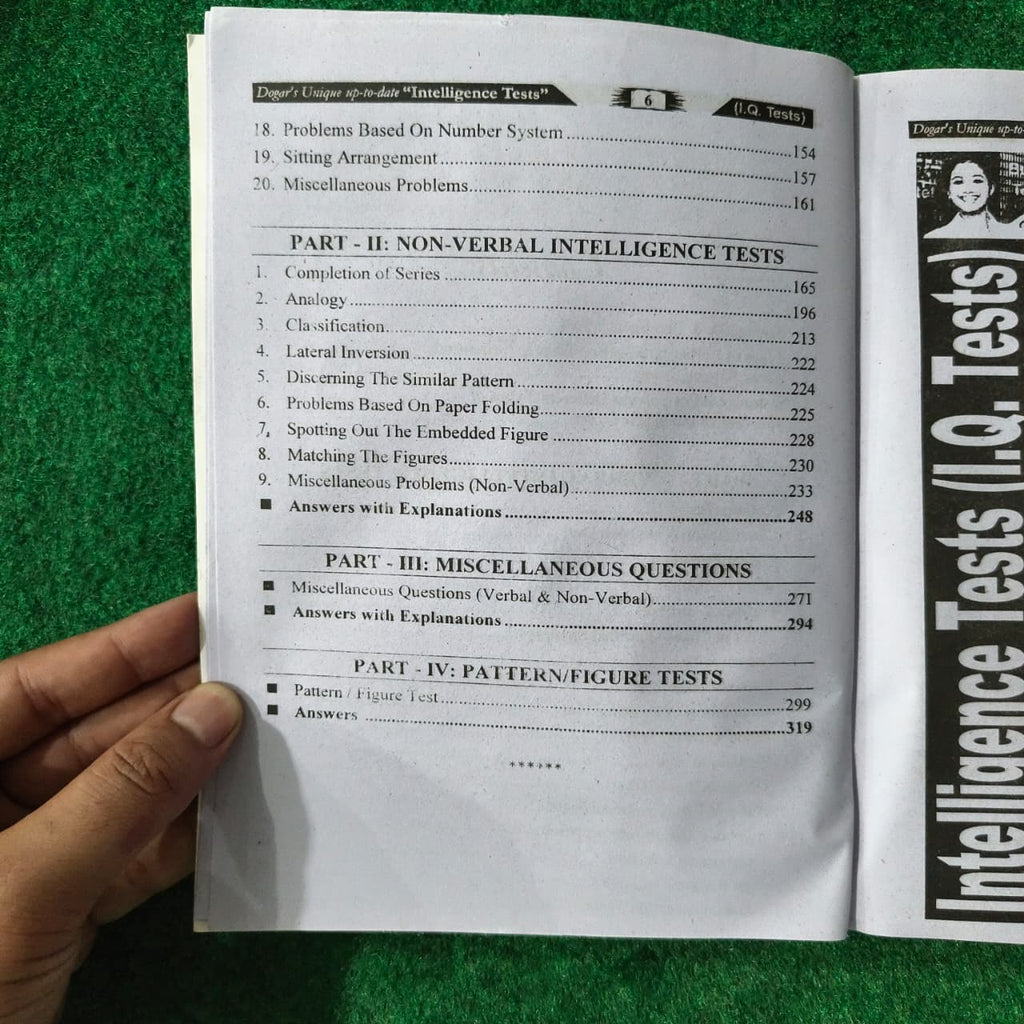 Super Excellent Intelligence Tests Guide by Haji Wali Muhammad Dogar