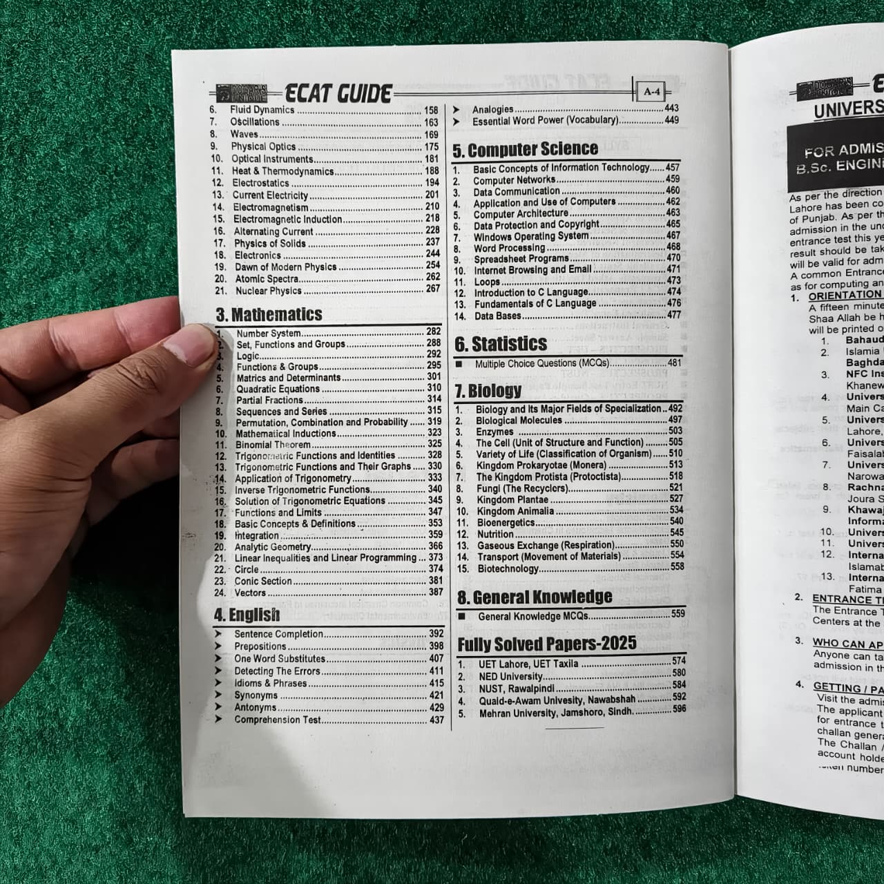 Pakistan Combined Entrance Test (ECAT) Guide by Ch. Muhammad Iqbal