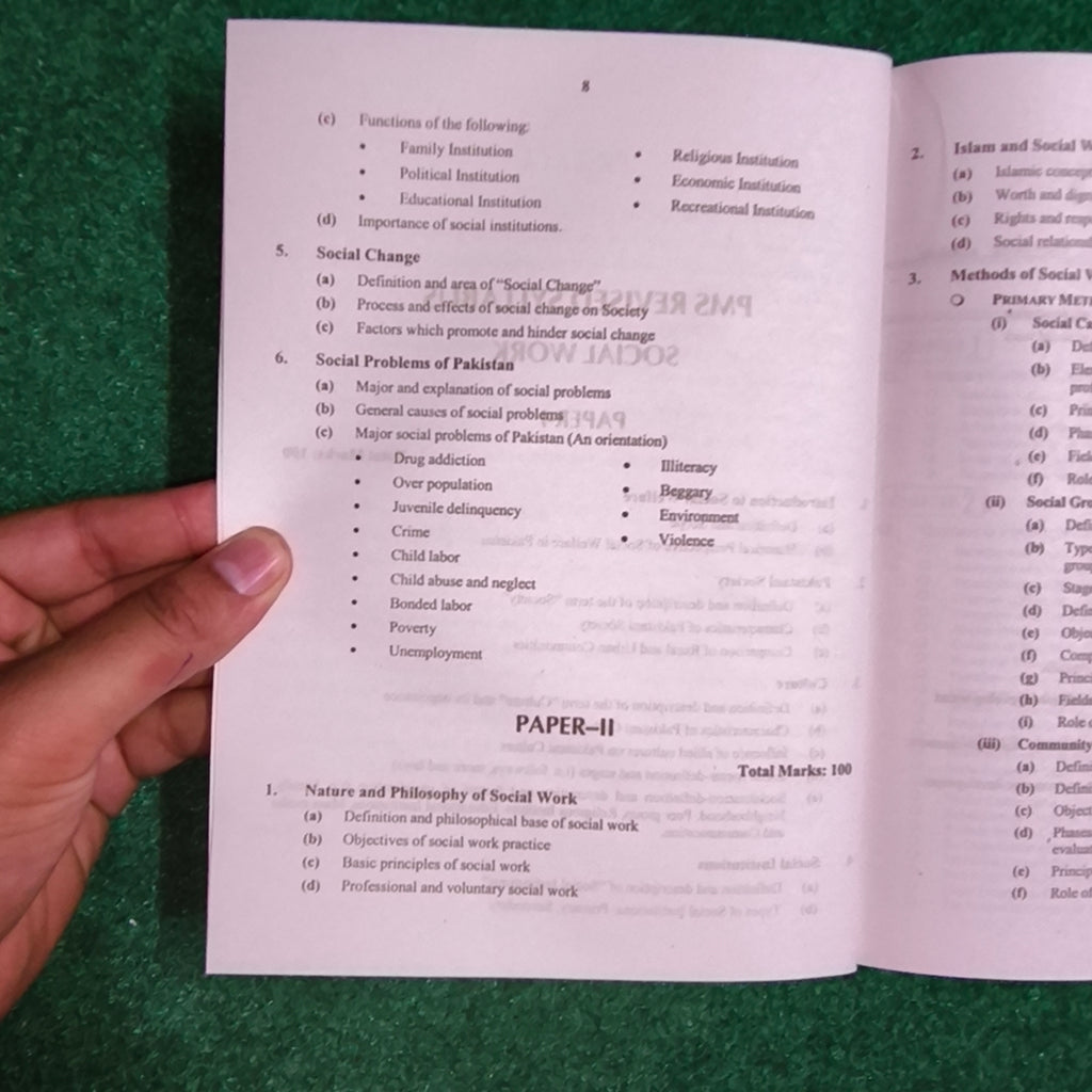An Introduction to Social Work For PMS by Waqar Aziz Bhutta