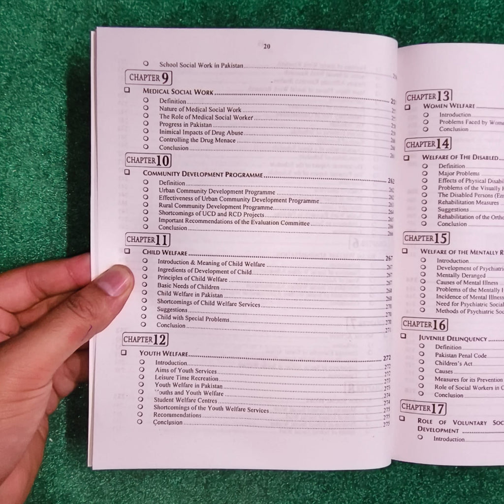 An Introduction to Social Work For PMS by Waqar Aziz Bhutta