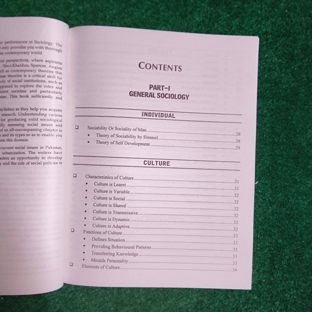 Sociology for CSS, PMS, PCS & All Other Relevant Exams