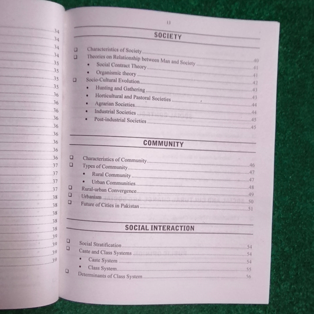 Sociology for CSS, PMS, PCS & All Other Relevant Exams