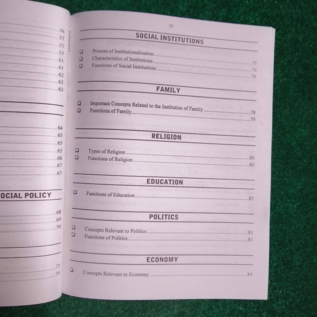 Sociology for CSS, PMS, PCS & All Other Relevant Exams