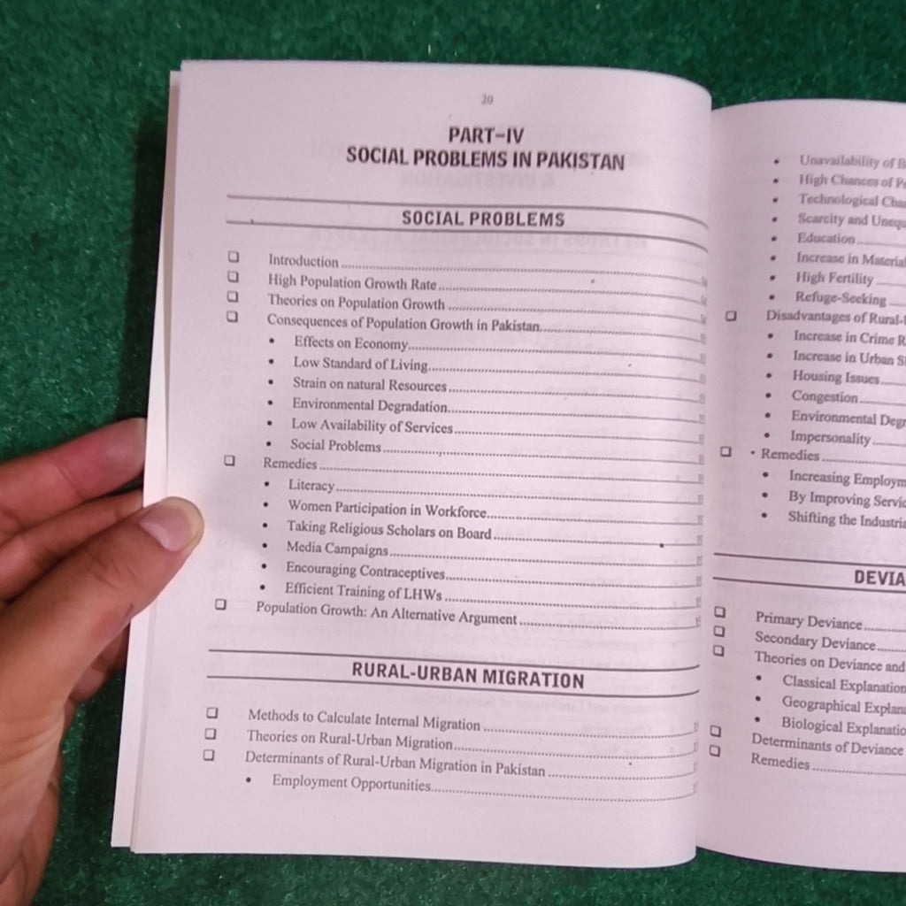 Sociology for CSS, PMS, PCS & All Other Relevant Exams