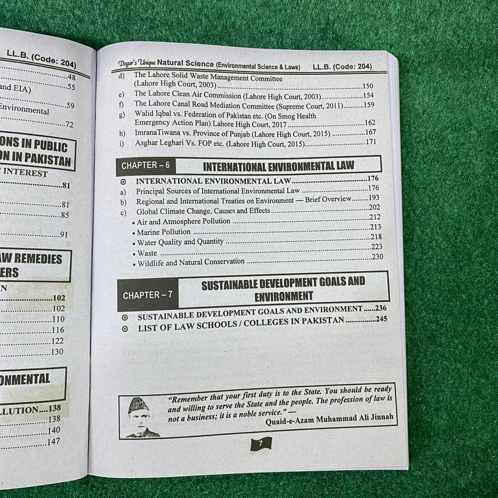 Hi-Brain Natural Science LL.B 4 Years Program Semester-II Book