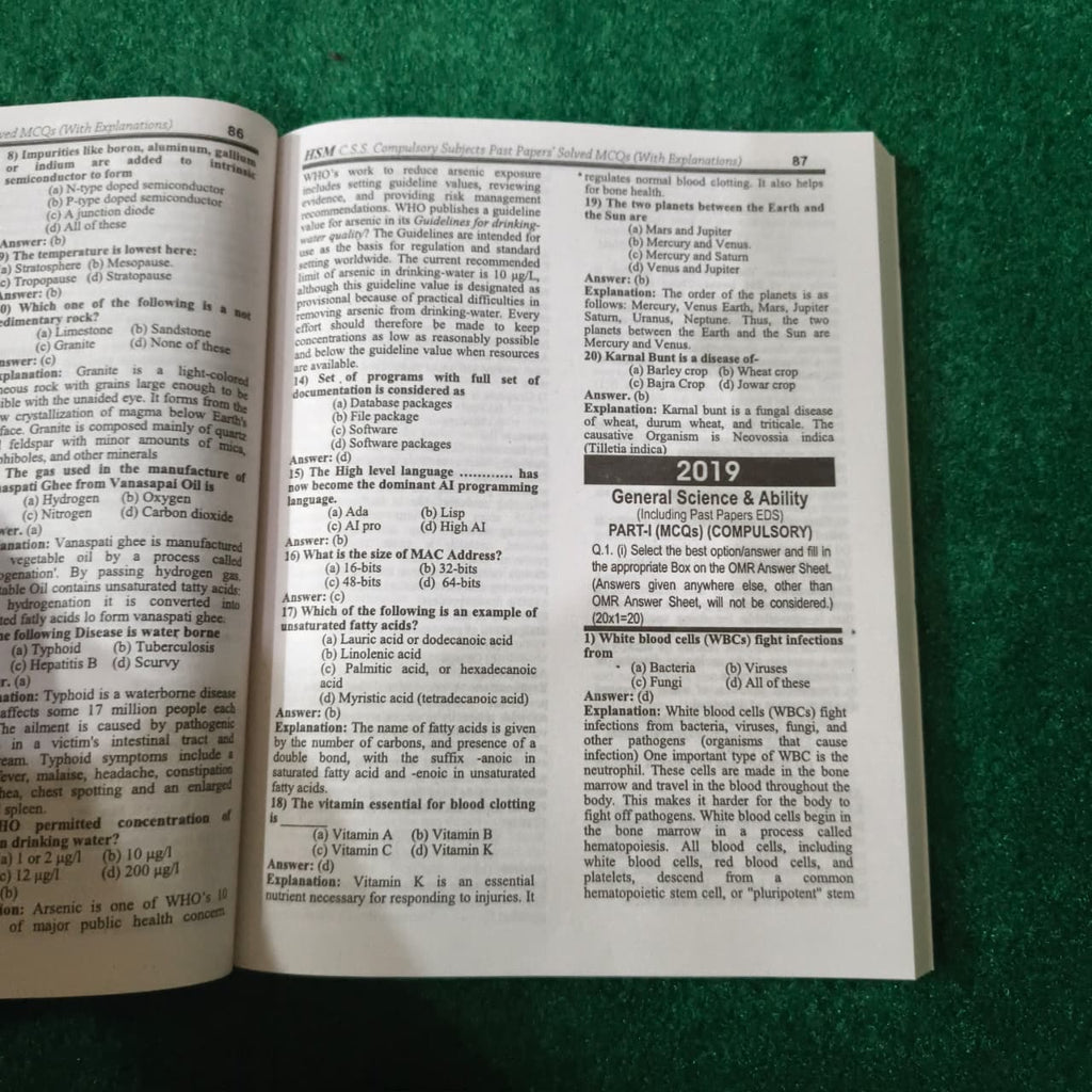 CSS Compulsory Subjects Solved MCQs (1971–2026) with Explanations | Latest Edition 2026