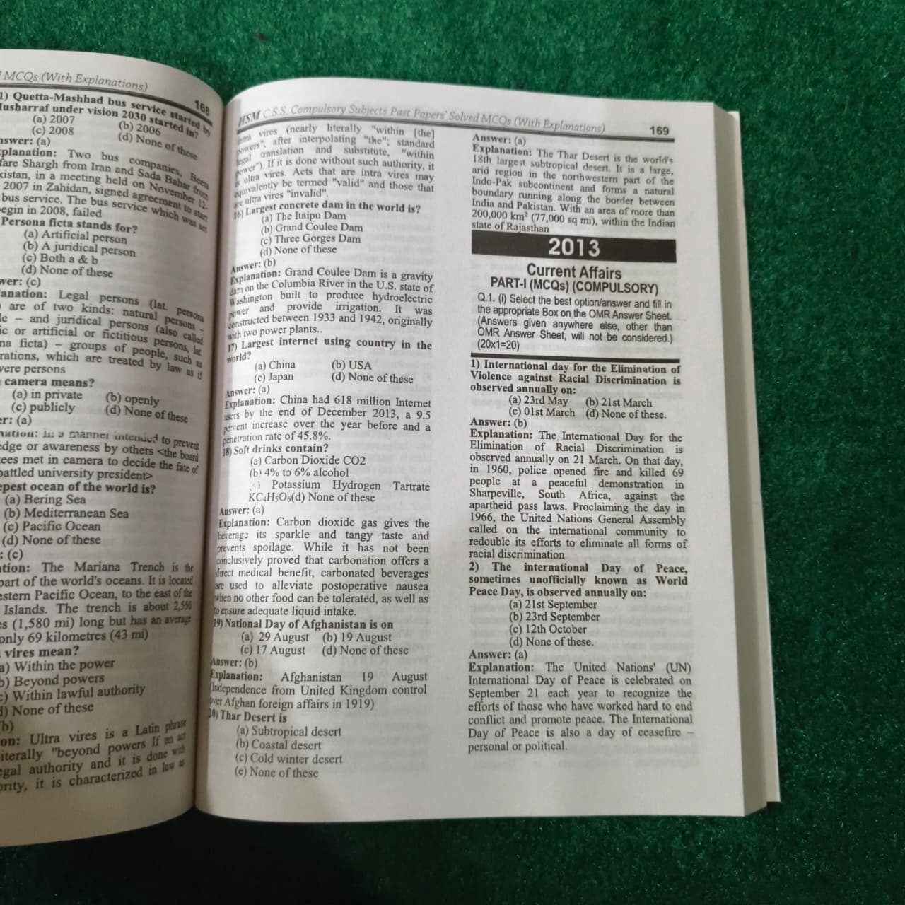 CSS Compulsory Subjects Solved MCQs (1971–2026) with Explanations | Latest Edition 2026
