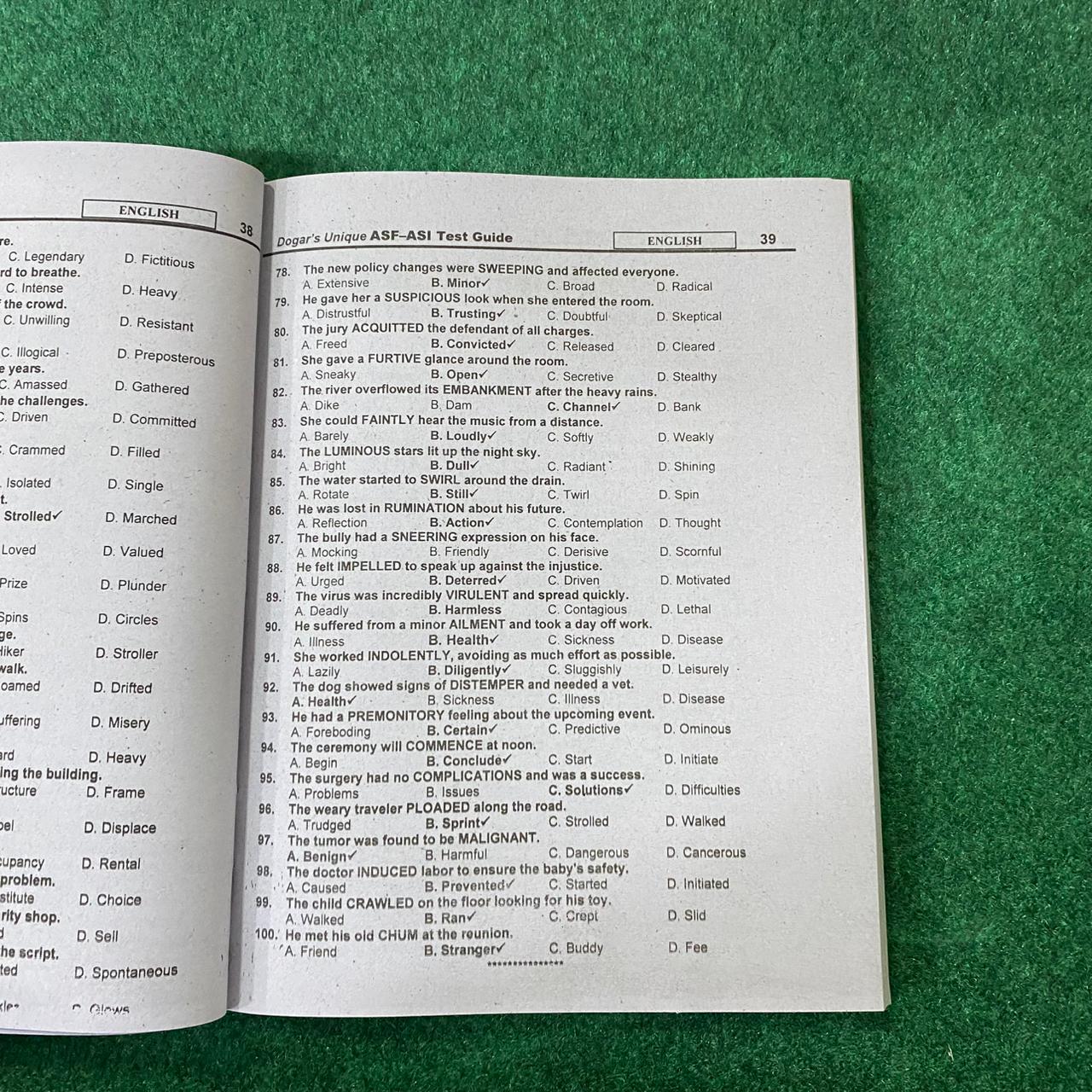 ASF Recruitment Test Guide (BPS-11) – Latest Edition