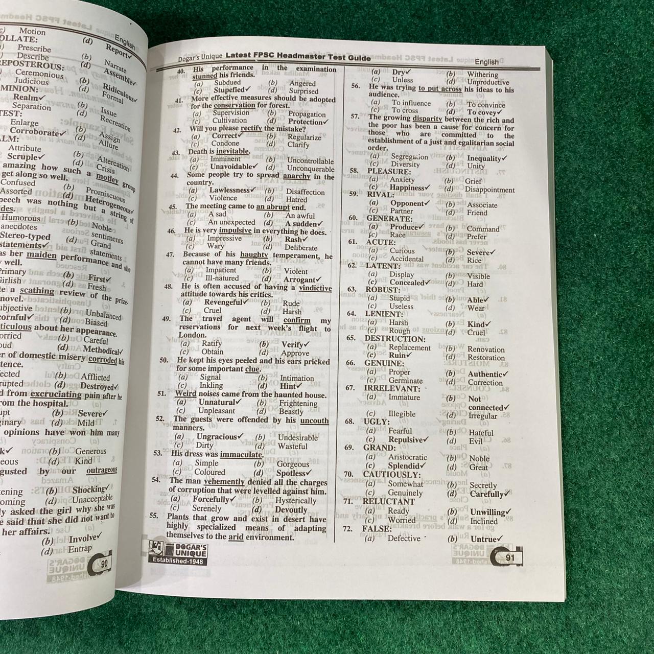 Headmaster / Headmistress Recruitment Test Guide