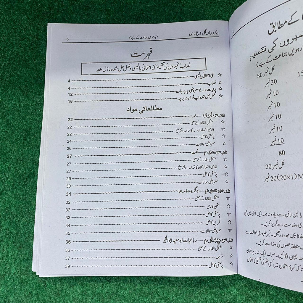 گلِ فارسی (Persian) – 12th Class (Intermediate Part-II)