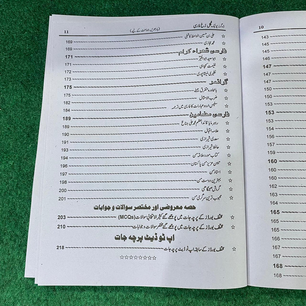 گلِ فارسی (Persian) – 12th Class (Intermediate Part-II)