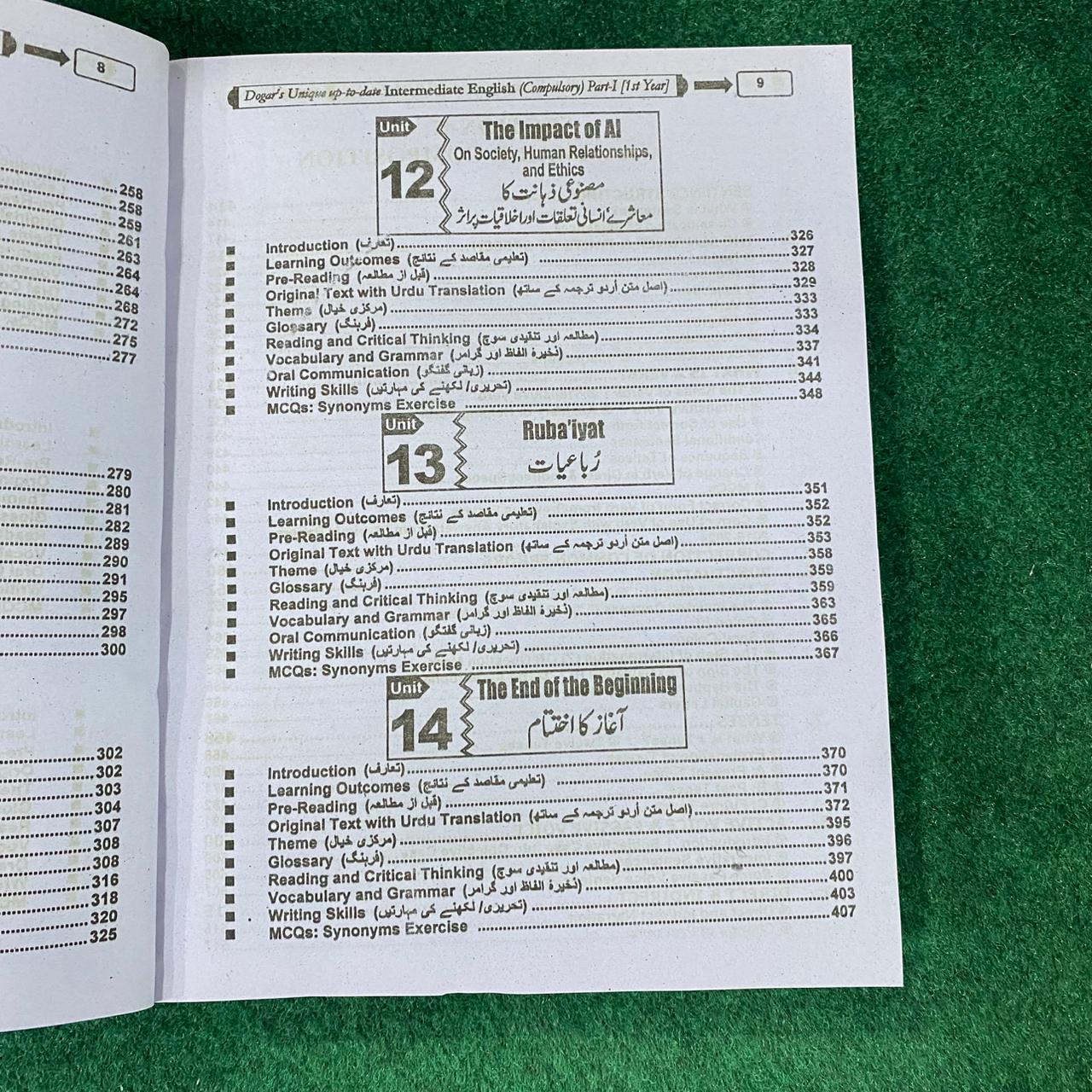 English 11 (SLOs Based) for CNA, LHV & Punjab Medical Faculty – Complete Guide with Urdu Translation