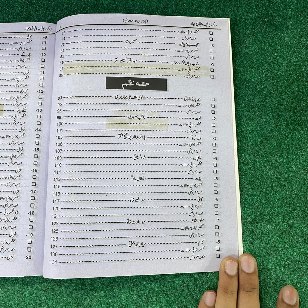 پنجابی بہار – 12th Class (Intermediate Part-II) | تشریحی و معروضی گائیڈ