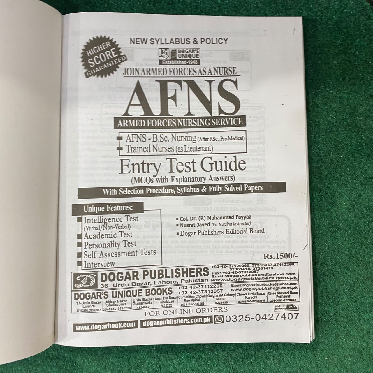 AFNS Entry Test Guide – Armed Forces Nursing Services
